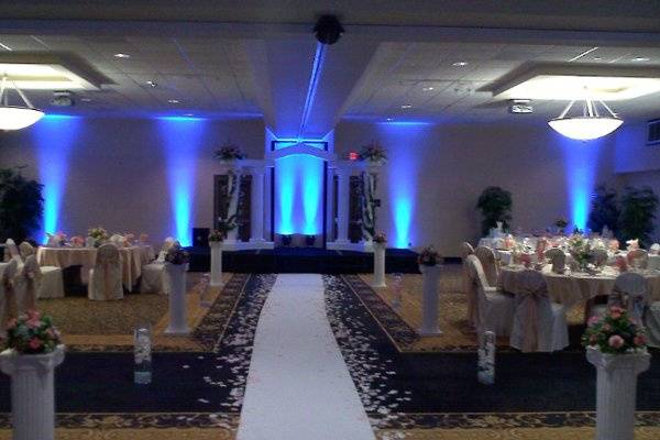 Wedding ceremony area