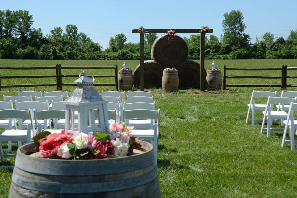 Wedding ceremony stage​