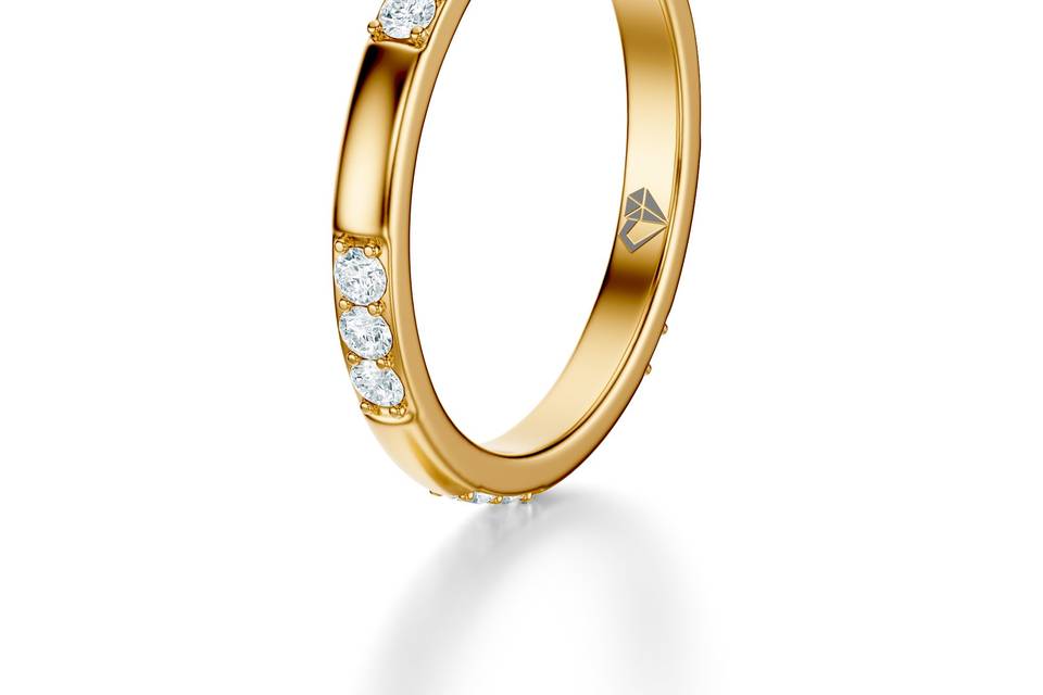 Diamond Stationed Ring