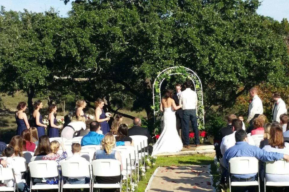 Outdoor wedding