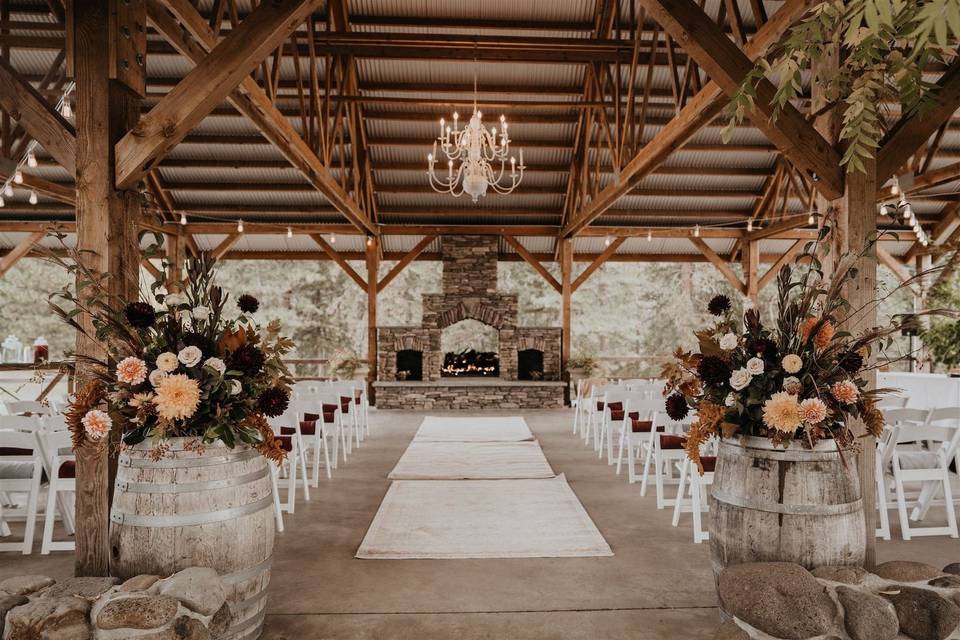 Dreamy Pavilion ceremony