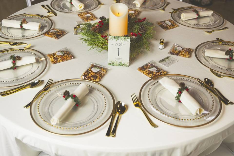 An elegant setting