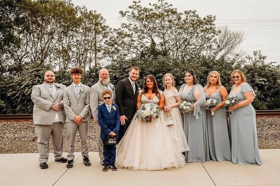 The wedding party