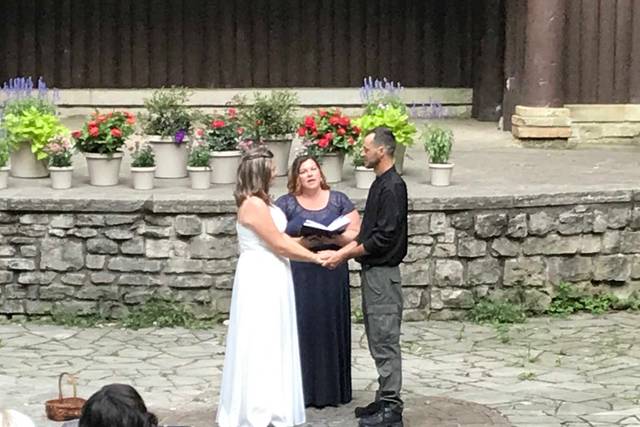 Wedding at McCormick's Creek