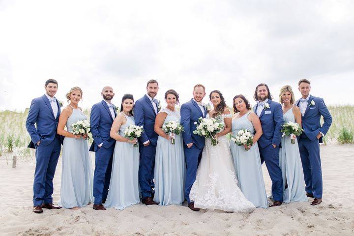 Beachfront Bridal Party