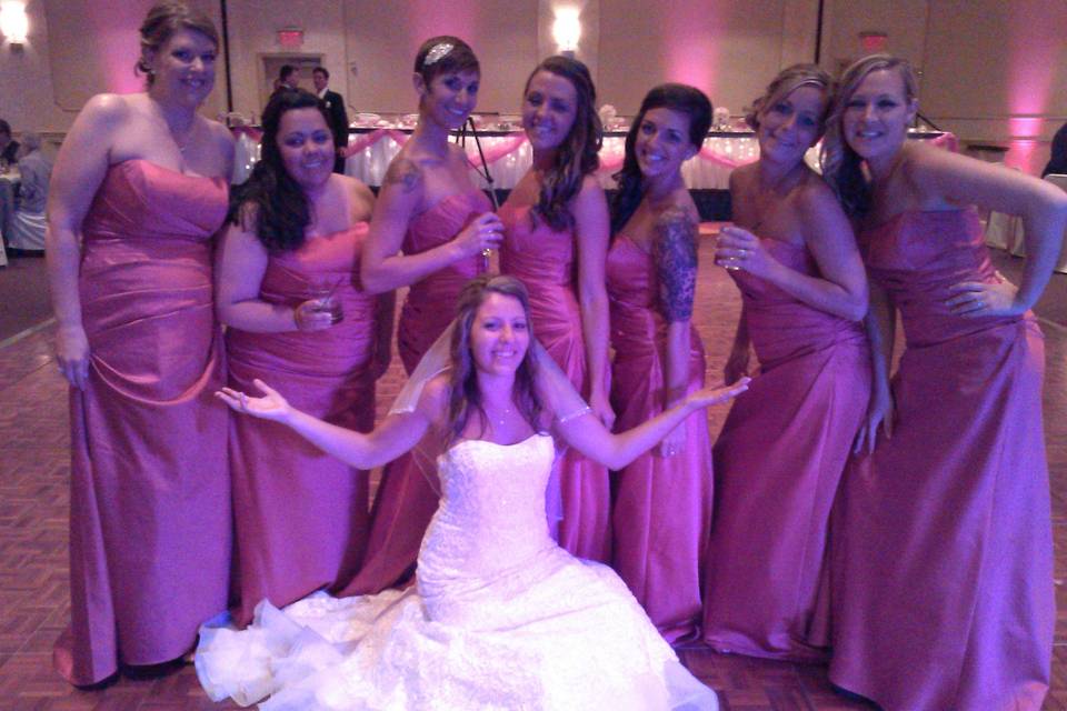 The bridesmaids