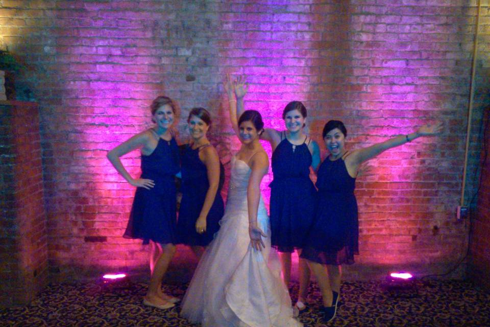 The bride and her girls!