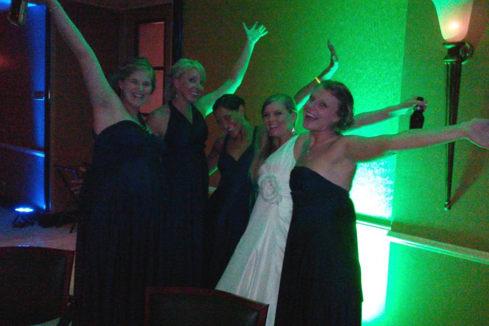 The bride and her girls!