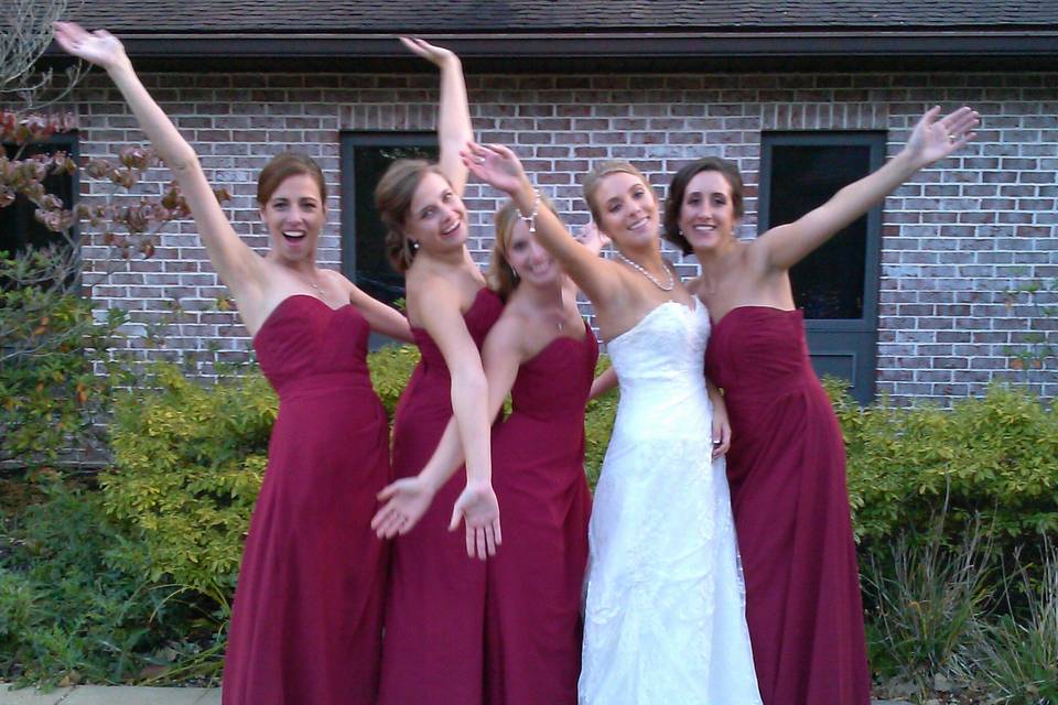 Red dresses