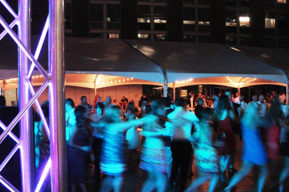 Dance floor at aloft