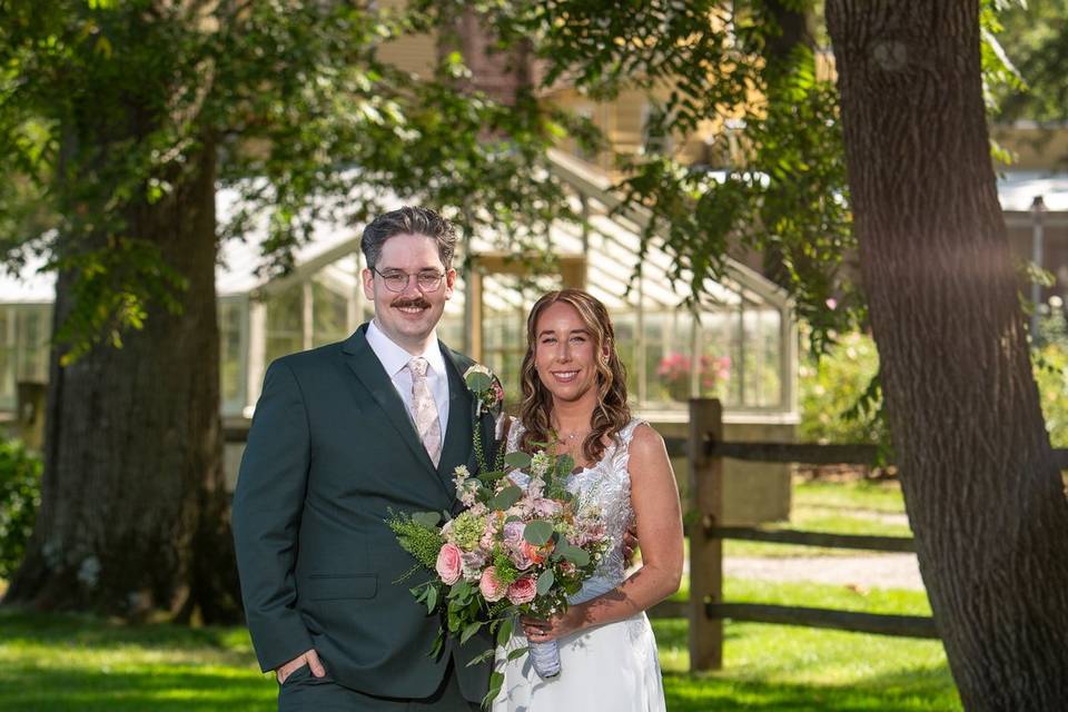 Bride & Groom- Greenhouse