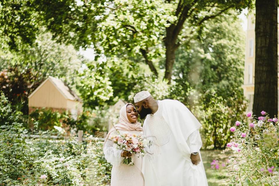 Couple-Rose Garden