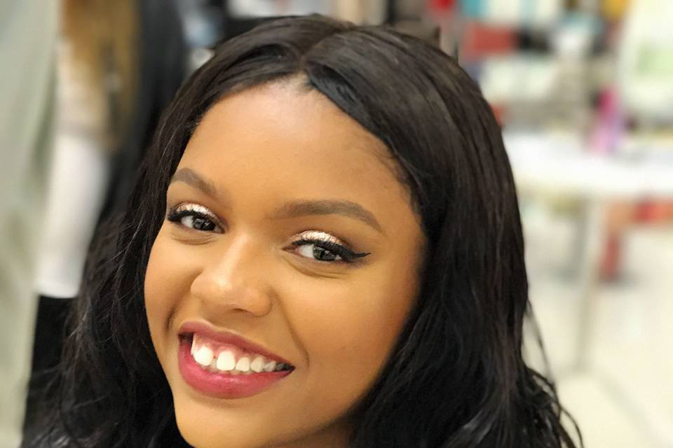 Love everything about this look and I truly enjoyed myself with Dominique.