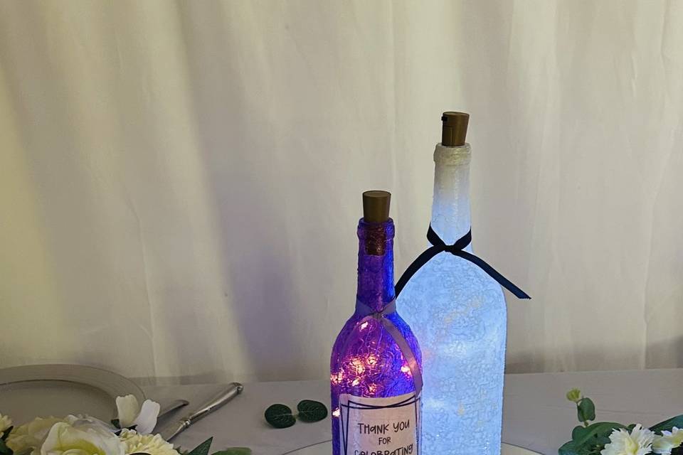 Centerpiece. Favor Lights