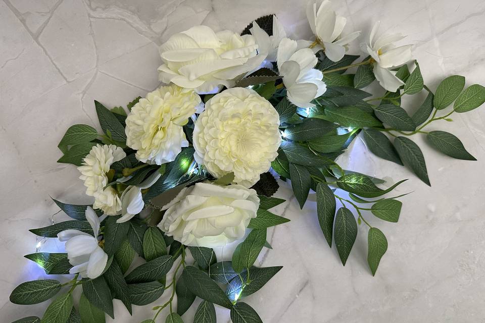 Add lights to your florals