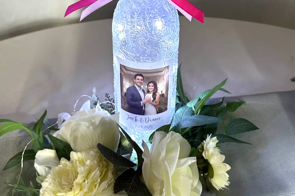 Photo Custom Label on Light