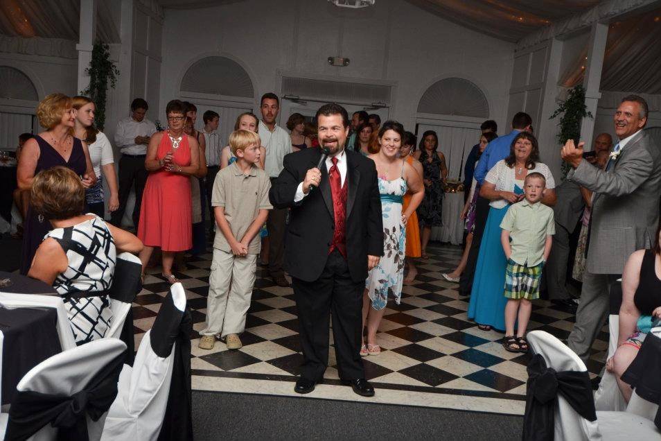 Teaching the new dance - Wedding reception at Occasions at Wedgefield