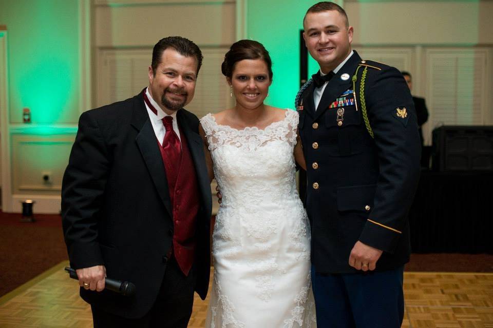 Newlyweds Andy & Susanna Fowler after their reception at the Younts Center at Furman University