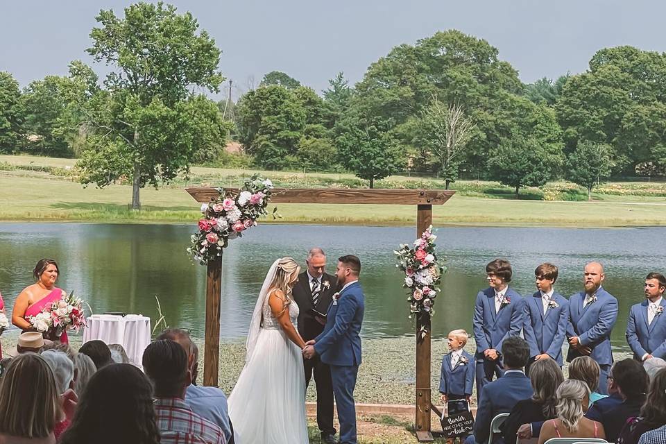 Ceremony at The Oaks