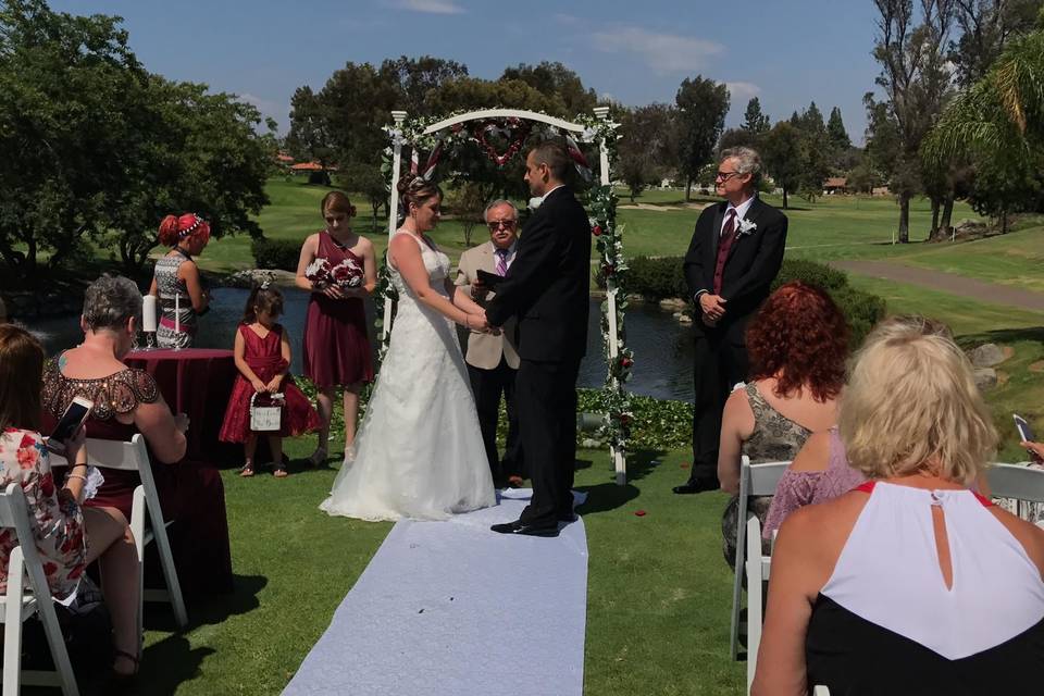 Exchanging vows