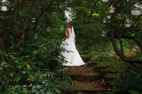 Bridal Walk through the Woods