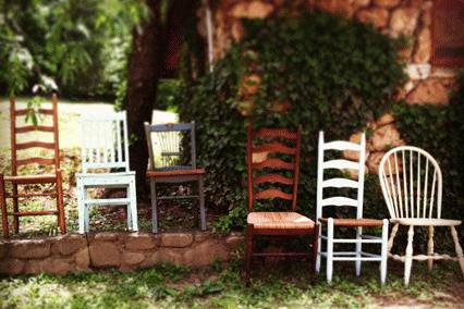 Vintage single chairs