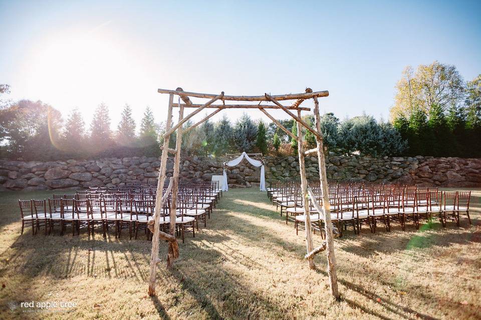 Wooden arch