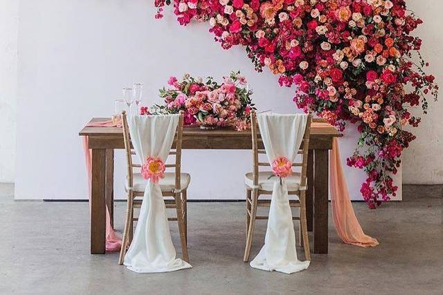 Wedding head table