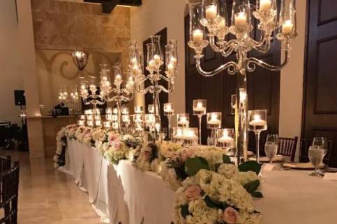 Elegant indoor reception
