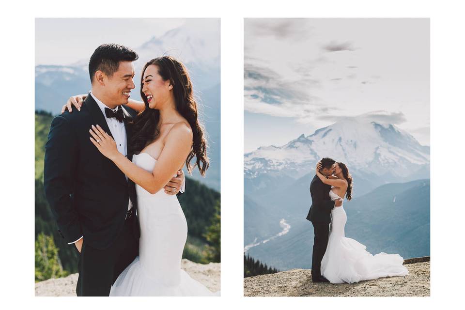 Gorgeous bridal session on top of a mountain! Get in touch with me today and let's create something amazing together.