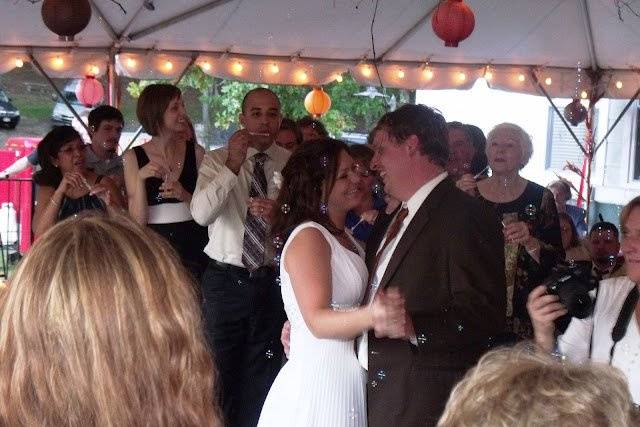 Wedding dance party