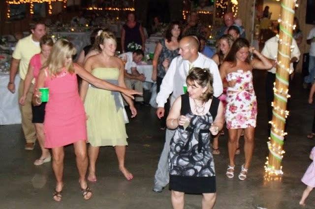 Wedding dance party