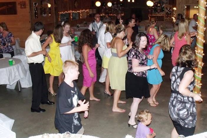 Wedding dance party