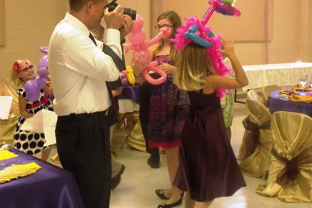 Wedding dance party