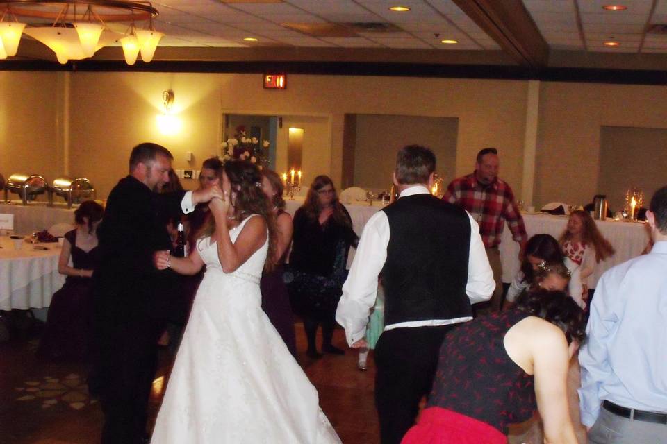 Wedding dance party