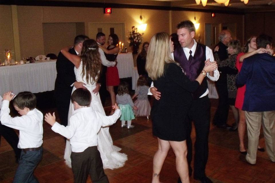 Wedding dance party