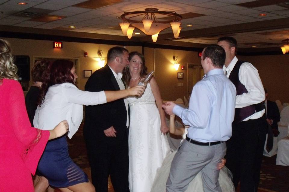 Wedding dance party