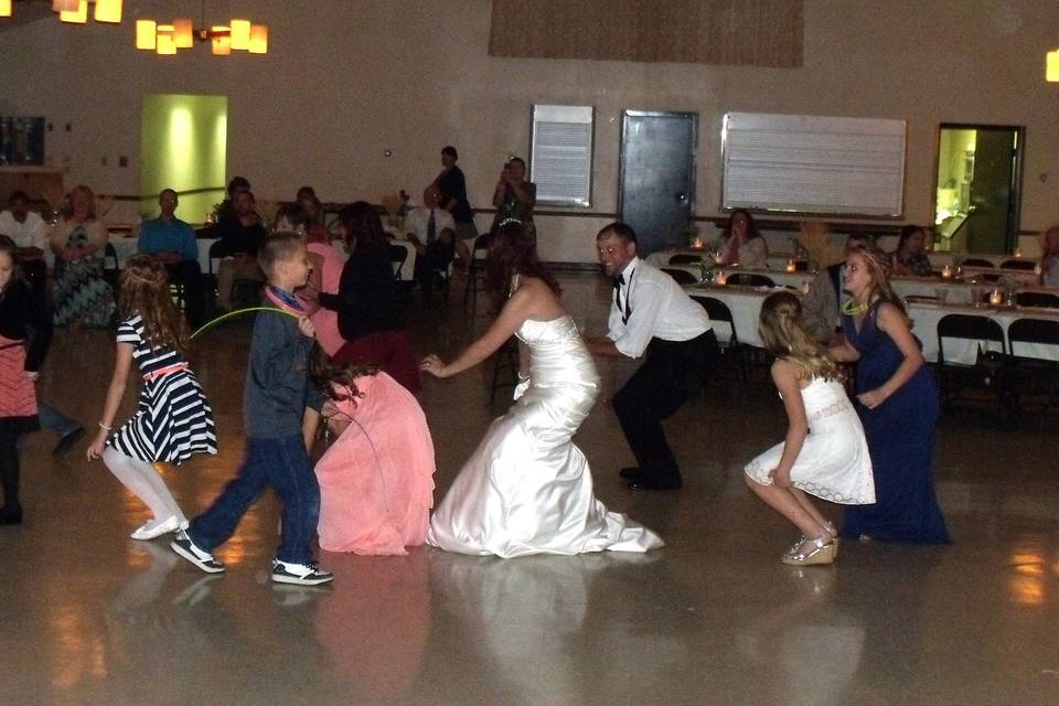 Wedding dance party