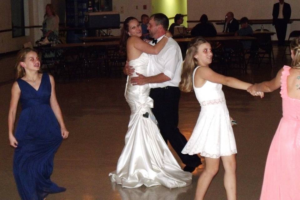 Wedding dance party