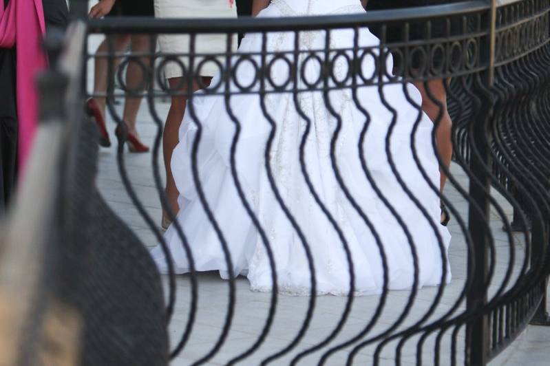 Bride on the Balcony of the Signature Club