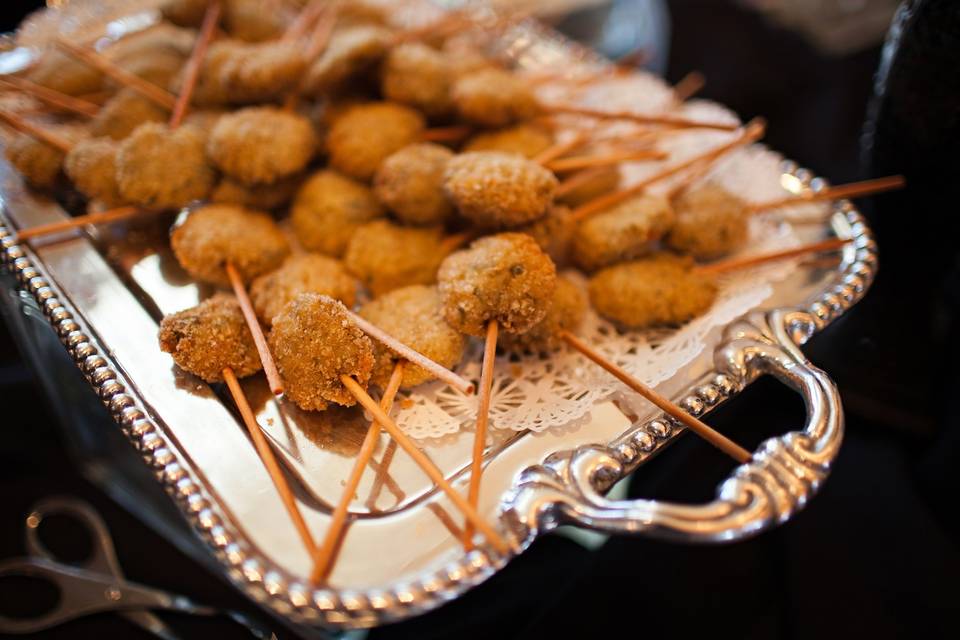 Chicken and Cilantro Lollipops