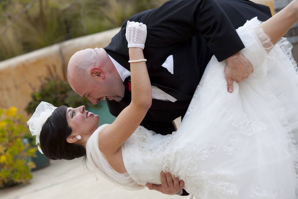 Couple dancing