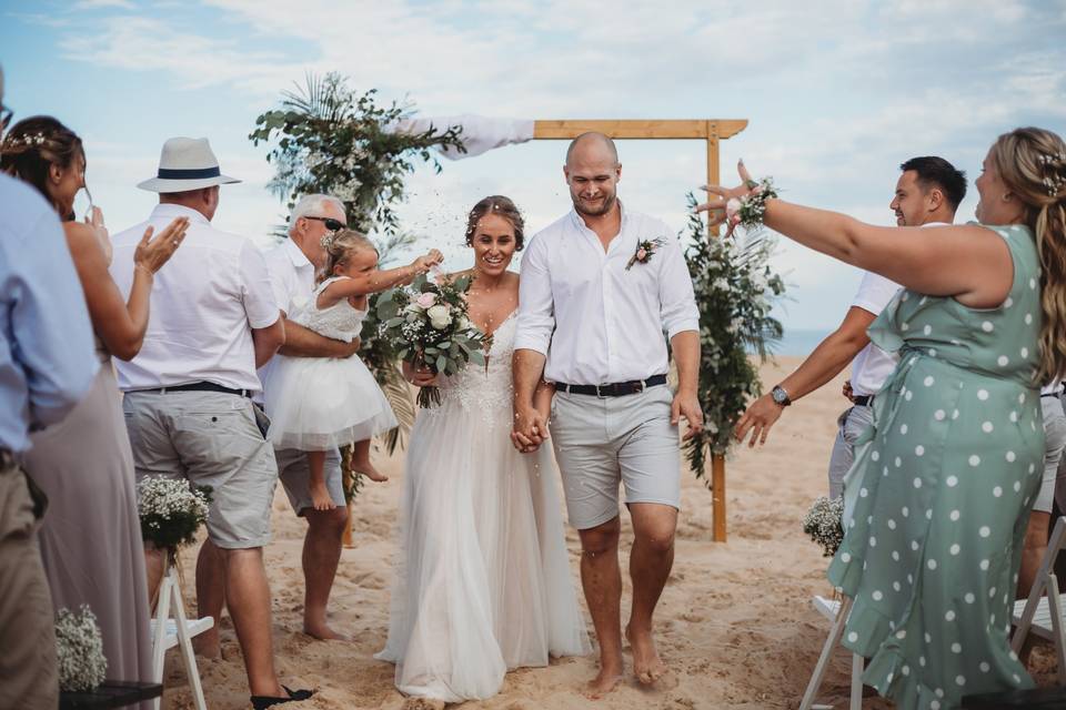 Bahia Beach Bar Wedding, Lagos