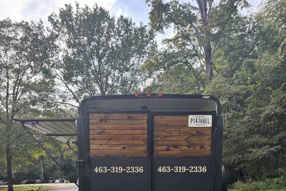 Back of trailer