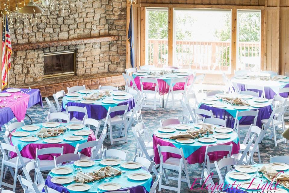 Chalet Wedding Reception