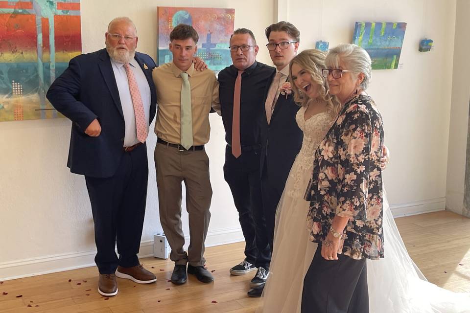 Bride and Groom Family