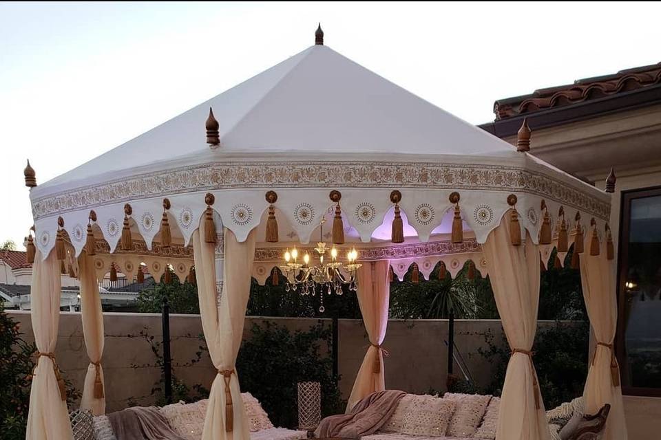 Bohemian tent