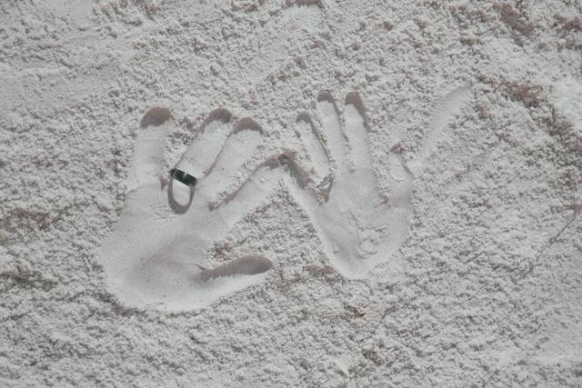 Rings in the sand