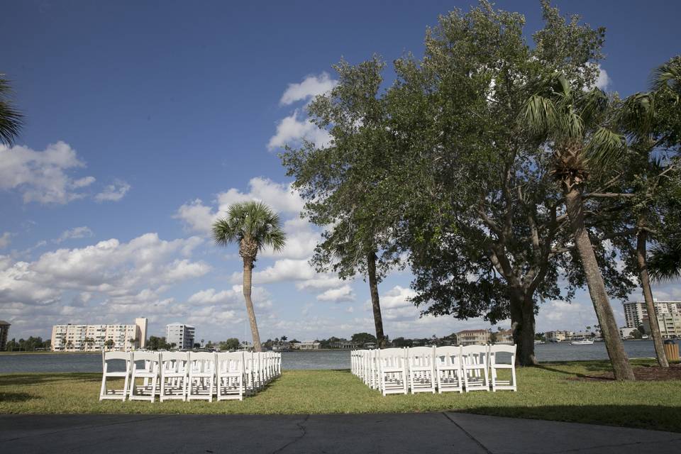 Ceremony at clearwater beach rec. Center