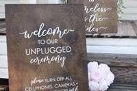 Custom Wedding Signs by Swanky